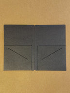 The inside of the black paper folder in The Daily pocket journal sizing 